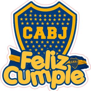 Toppers Cupcake Boca Juniors